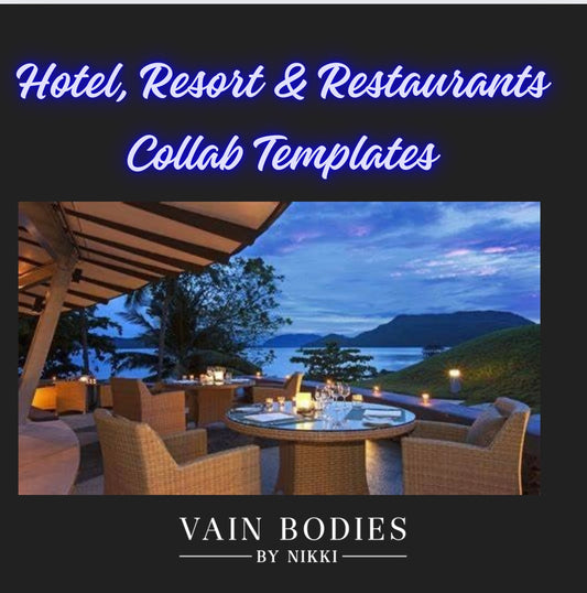 Hotels, Resorts & Restaurants Collaboration Templates {with resell rights}